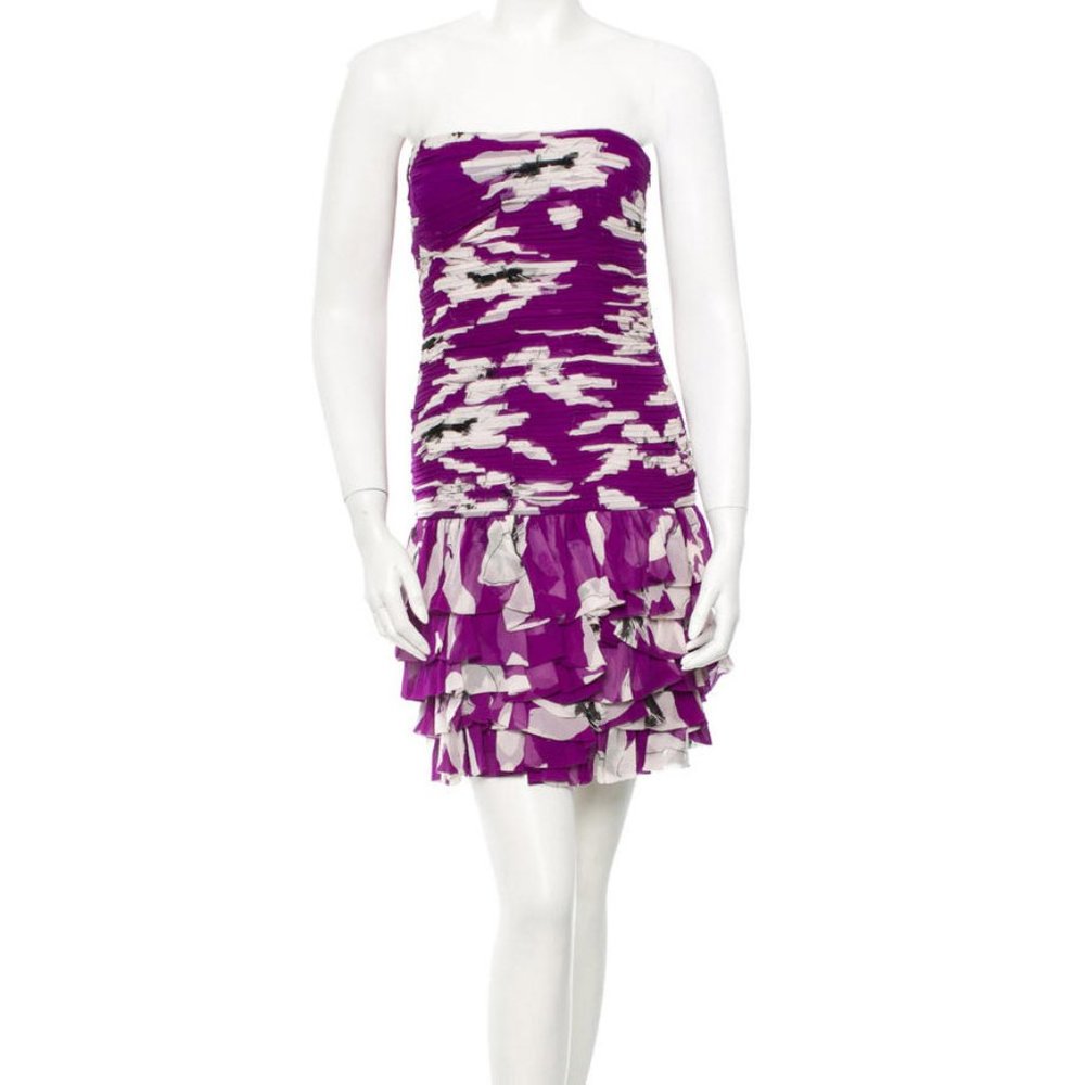 Robert Rodriguez Silk Print Sun Dress sz XS US 2-4